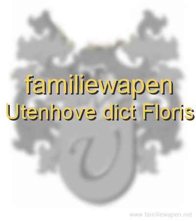 familiewapen Utenhove dict Floris