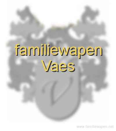 familiewapen Vaes