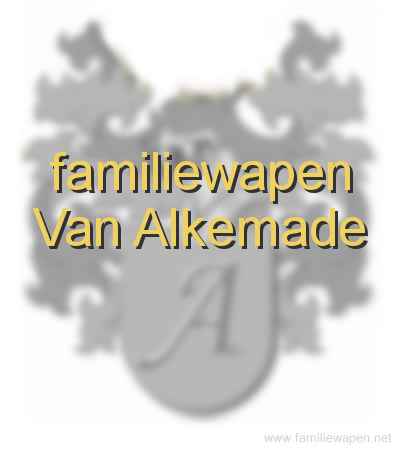 familiewapen Van Alkemade