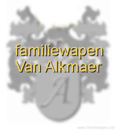 familiewapen Van Alkmaer
