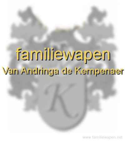 familiewapen Van Andringa de Kempenaer