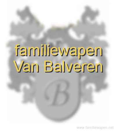 familiewapen Van Balveren