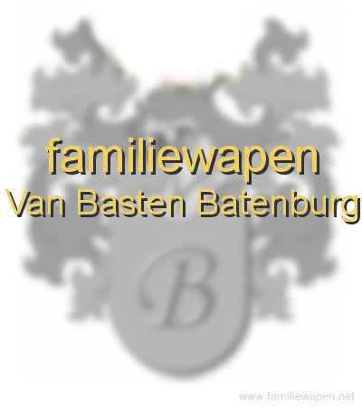 familiewapen Van Basten Batenburg