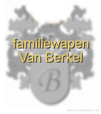familiewapen Van Berkel