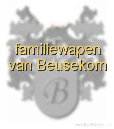 familiewapen van Beusekom