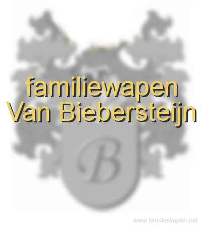 familiewapen Van Biebersteijn