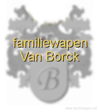 familiewapen Van Borck