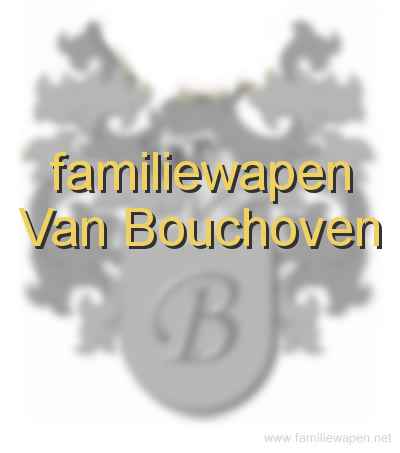 familiewapen Van Bouchoven