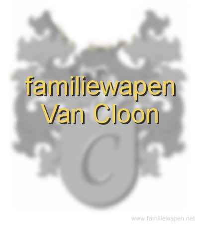 familiewapen Van Cloon