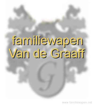 familiewapen Van de Graaff