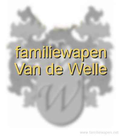 familiewapen Van de Welle