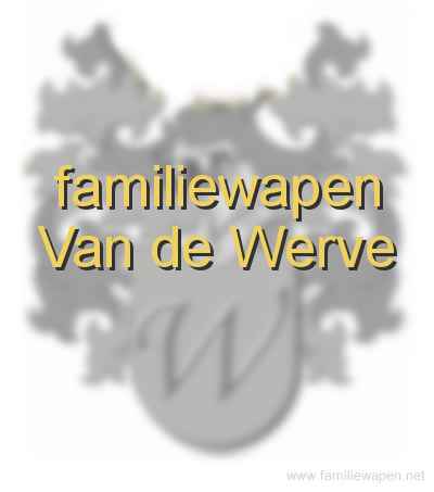 familiewapen Van de Werve