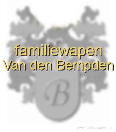 familiewapen Van den Bempden