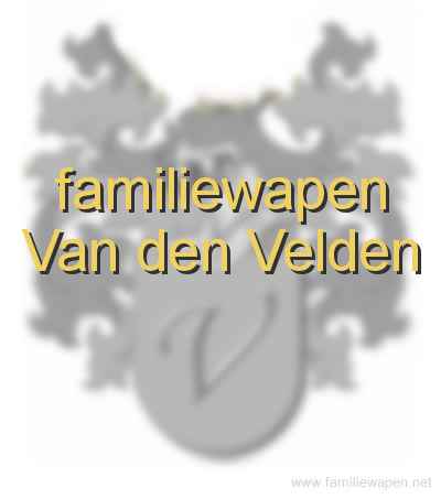 familiewapen Van den Velden