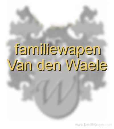 familiewapen Van den Waele