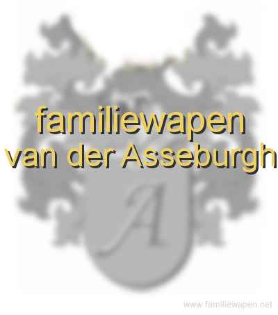 familiewapen van der Asseburgh