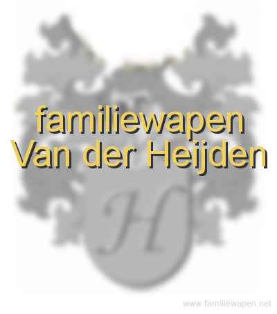 familiewapen Van der Heijden