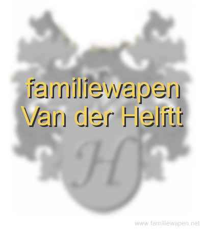 familiewapen Van der Helftt
