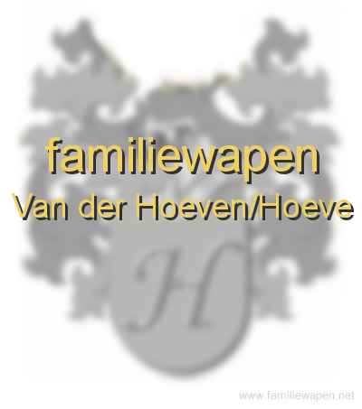 familiewapen Van der Hoeven/Hoeve