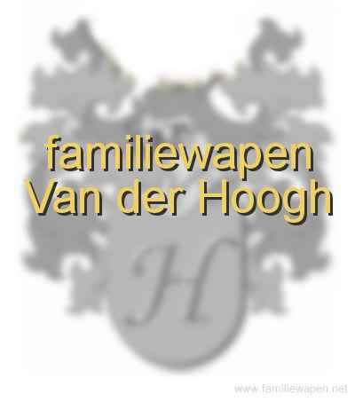 familiewapen Van der Hoogh