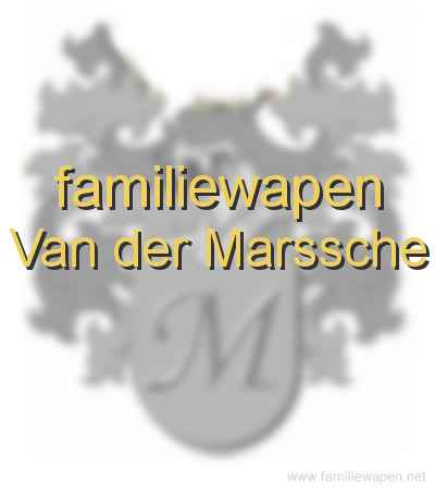 familiewapen Van der Marssche