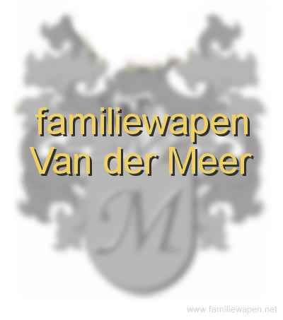 familiewapen Van der Meer