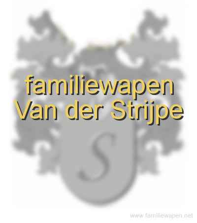 familiewapen Van der Strijpe