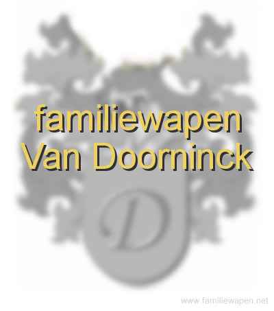 familiewapen Van Doorninck