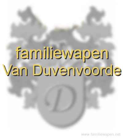 familiewapen Van Duvenvoorde