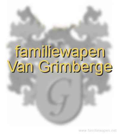familiewapen Van Grimberge