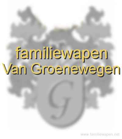 familiewapen Van Groenewegen