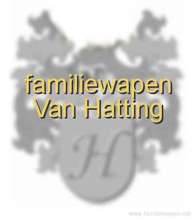 familiewapen Van Hatting