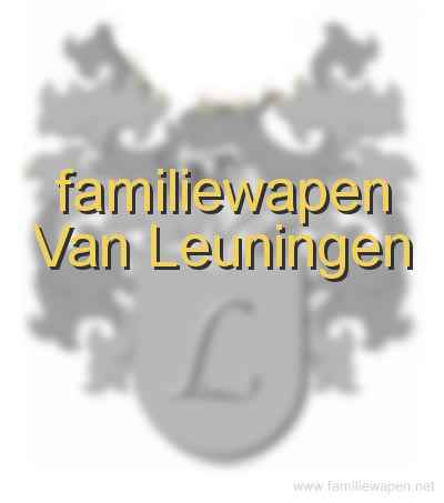 familiewapen Van Leuningen