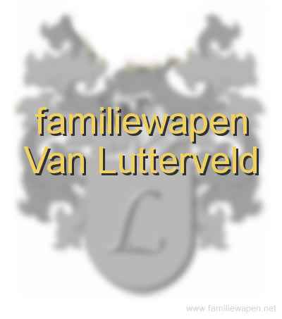 familiewapen Van Lutterveld