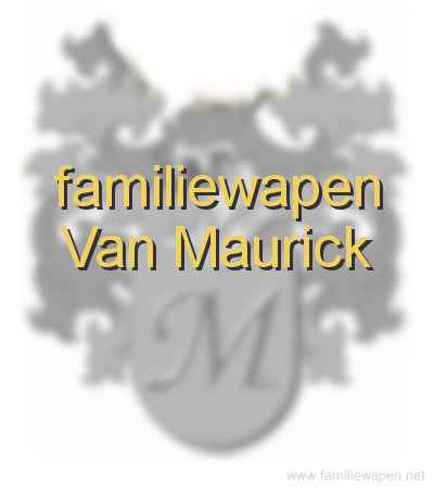 familiewapen Van Maurick