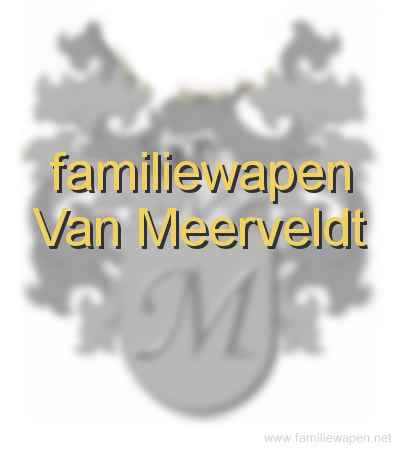 familiewapen Van Meerveldt