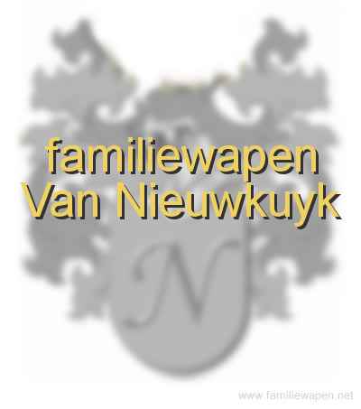 familiewapen Van Nieuwkuyk