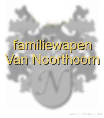 familiewapen Van Noorthoorn