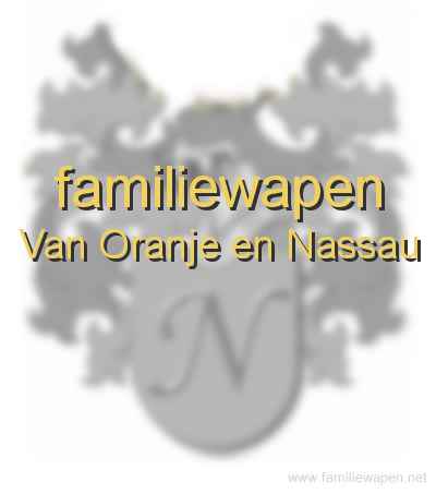 familiewapen Van Oranje en Nassau