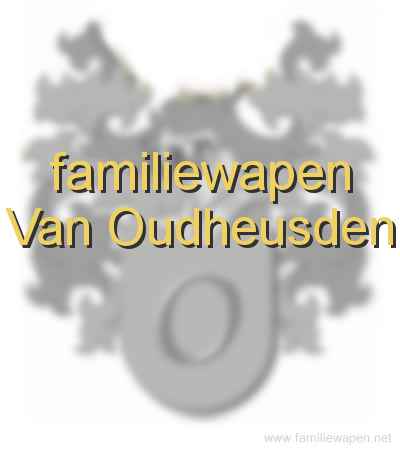 familiewapen Van Oudheusden