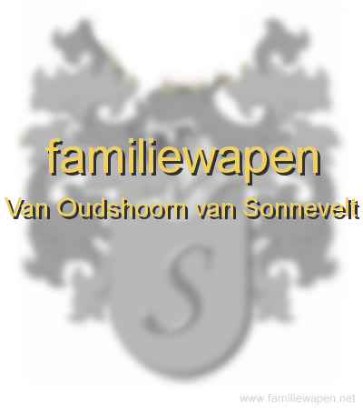 familiewapen Van Oudshoorn van Sonnevelt
