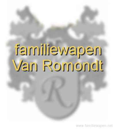 familiewapen Van Romondt