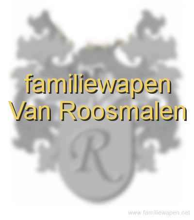 familiewapen Van Roosmalen