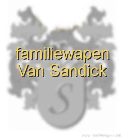 familiewapen Van Sandick