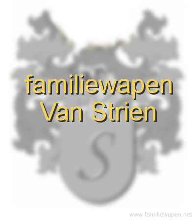 familiewapen Van Strien