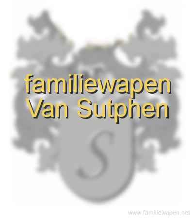 familiewapen Van Sutphen