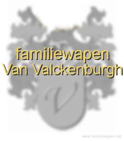 familiewapen Van Valckenburgh