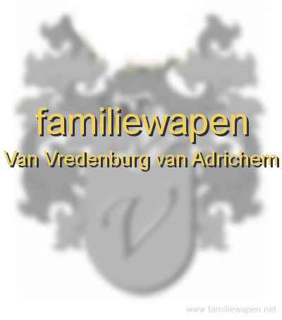 familiewapen Van Vredenburg van Adrichem