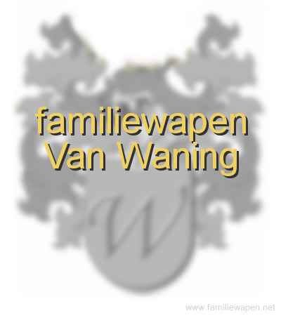 familiewapen Van Waning