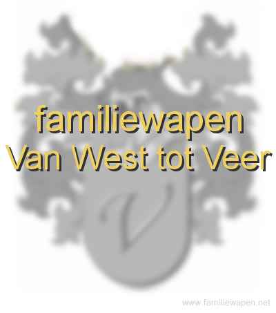 familiewapen Van West tot Veer